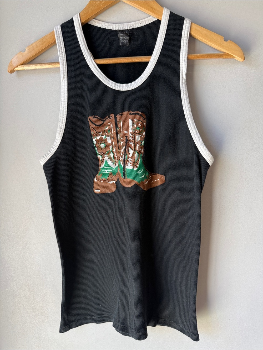 WHITTALL & SHON Cowboy Boots Tank Medium